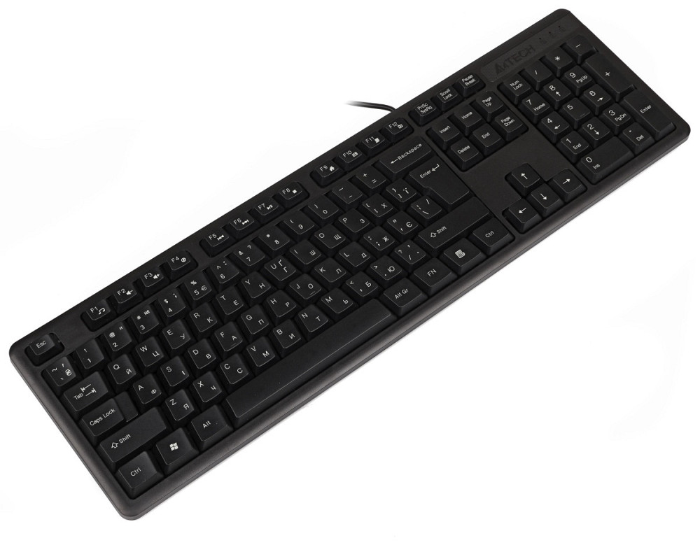 Клавиатура компьютерная проводная A4Tech KKS-3USB(Black) черная Київ - зображення 2