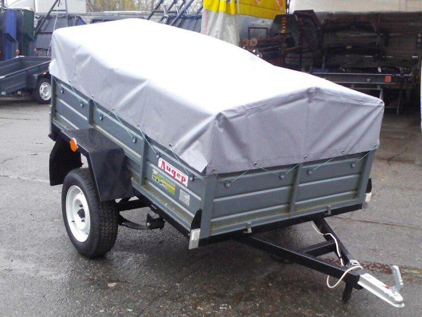 Тент на легковий причіп лідер 1,80 х 1,25 ПВХ Єврофура Барышевка - изображение 3