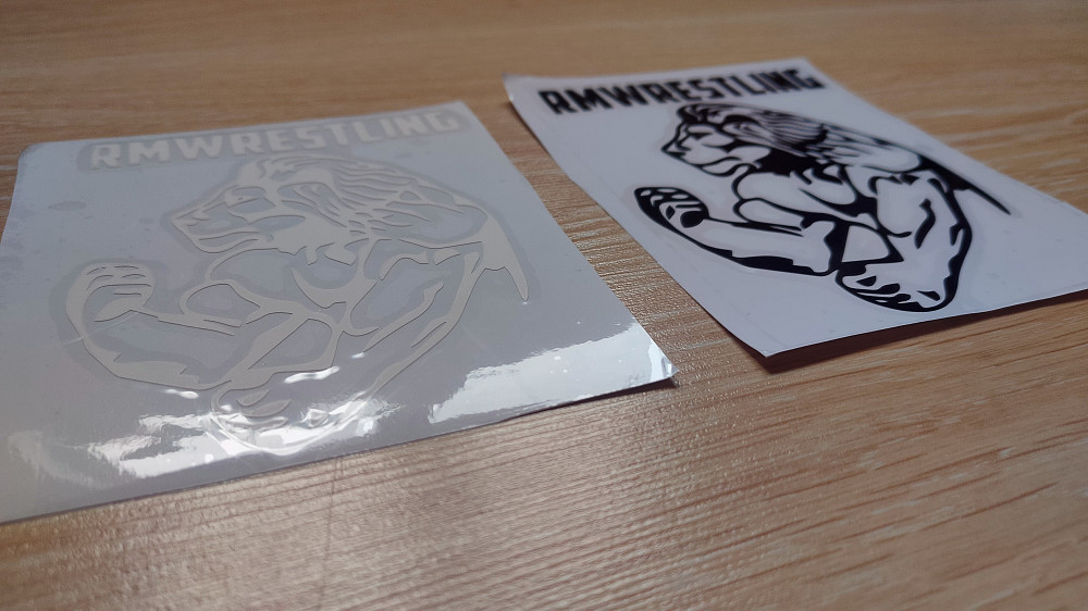 Наклейка на авто Лев rmwrestling Чёрная, Белая Борисполь - изображение 4