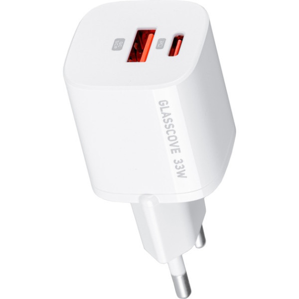 МЗП Glasscove 33W GAN 2-Port Type-C + USB White (TC-099BPQ33) (Код товару:42373) Харьков - изображение 2