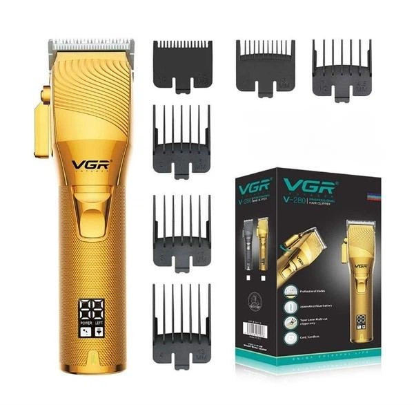 Машинка для стрижки VGR V-280 GOLD 10 Вт золотистая Киев - изображение 1