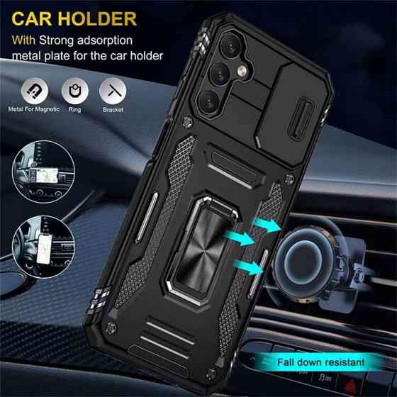 Ударопрочный чехол Camshield Army Ring для Samsung Galaxy S24 Херсон
