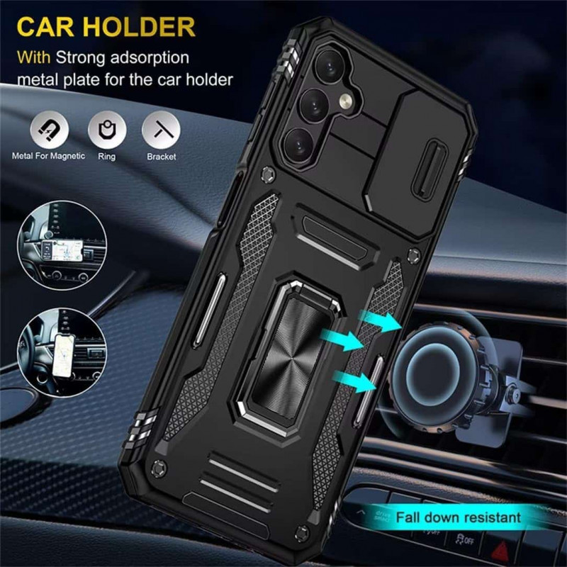 Ударопрочный чехол Camshield Army Ring для Samsung Galaxy S24 Херсон - зображення 4