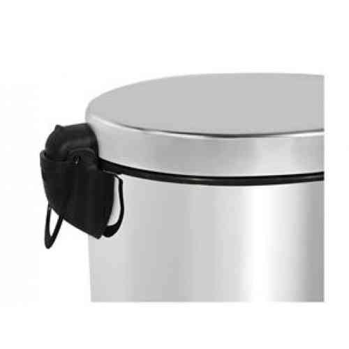 0102 Ведро из нержавеющей стали с педалью,5 л, глянец Київ