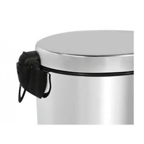 0102 Ведро из нержавеющей стали с педалью,5 л, глянец Київ - зображення 4