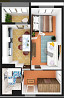 продажа 1-к квартира Киево-Святошинский, Коцюбинское, 40200 $ Коцюбинське