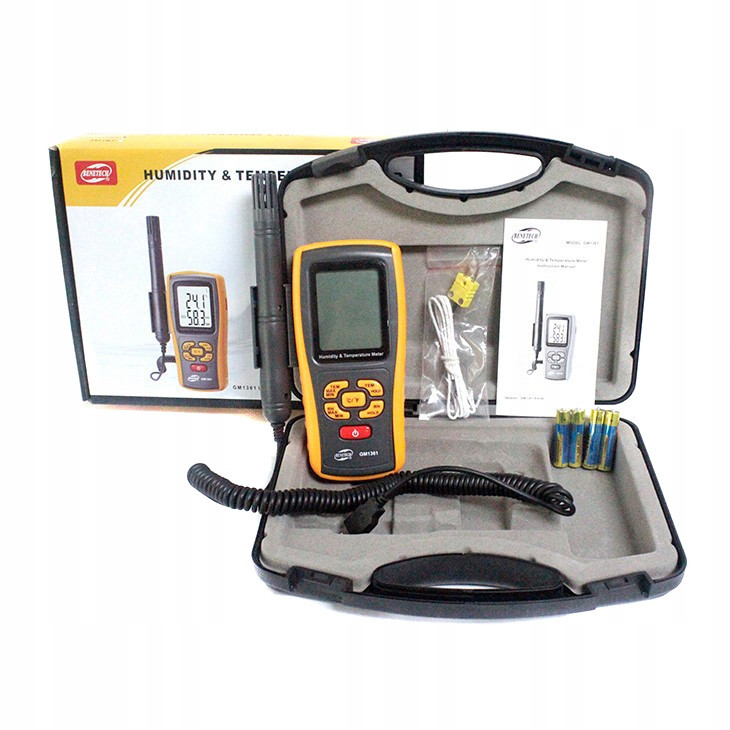Термогигрометр электронный 0-100%, -10-50°C BENETECH GM1361 Харьков - изображение 9