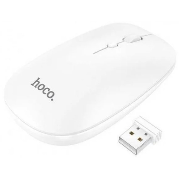 Мишка Hoco GM15 Art dual-mode White (Код товару:33136) Харьков - изображение 3