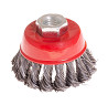 Щетка торцевая MASTERTOOL из плетеной проволоки Ø 65 мм М14 19-7006 Харьков