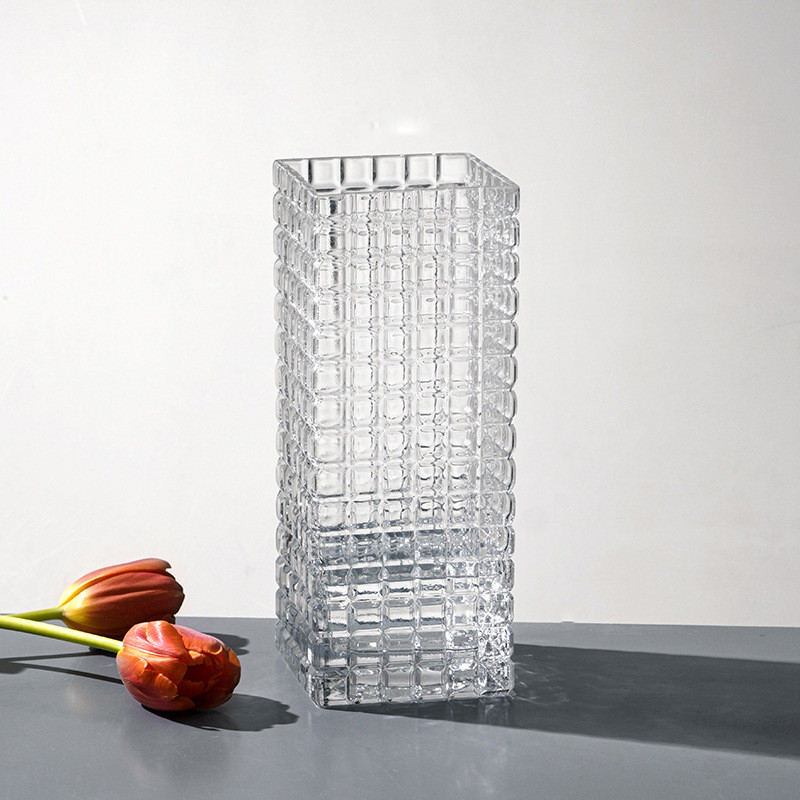 Ваза для квітів 14204 30х10 см прозора Киев - изображение 1