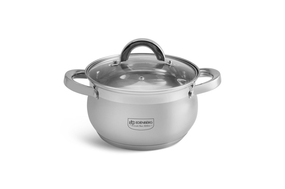 Каструля із кришкою Edenberg EB-3726 22 см 5.1 л Киев - изображение 1