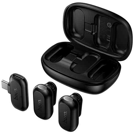 Петличный беспроводной микрофон Hoco L26 Dual-mic Smart AI (Type-C) Херсон