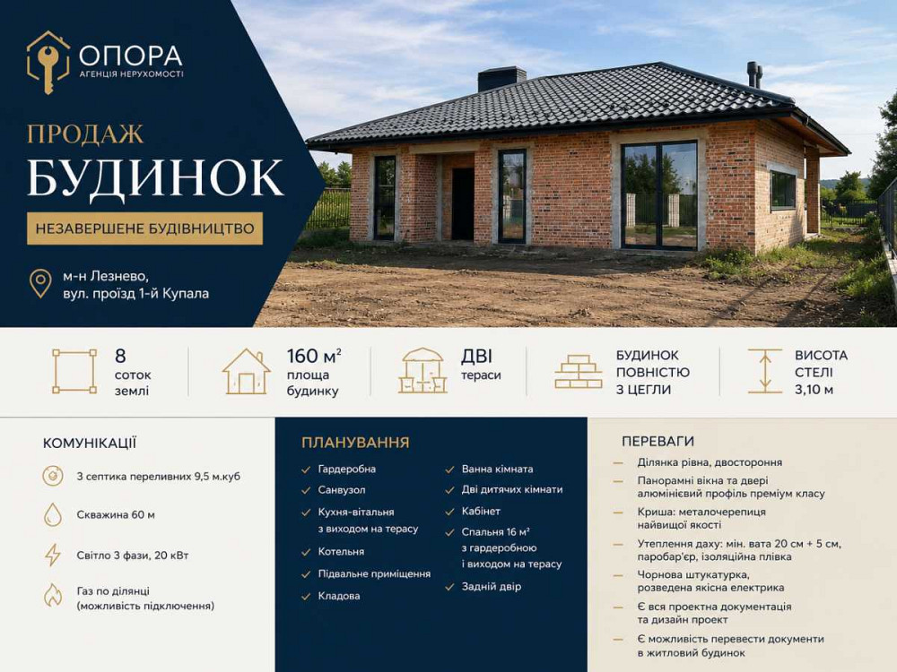 продажа 8-к дом Хмельницкий, 165000 $ Хмельницький - зображення 1