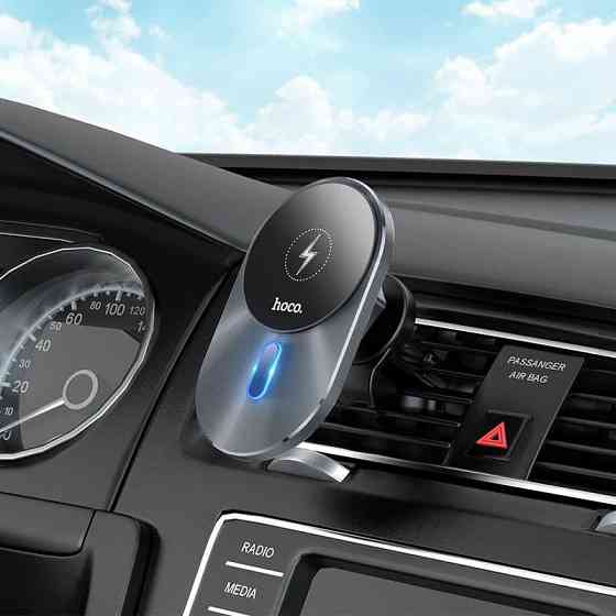Уценка Автодержатель с БЗУ Hoco CA91 магнитный (PD 15W) Херсон
