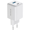 Мережевий зарядний пристрій Proove Pocket GaN Plus 45W (Type-C + USB) White (WCPG45110002) (Код това Харків