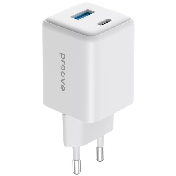 Мережевий зарядний пристрій Proove Pocket GaN Plus 45W (Type-C + USB) White (WCPG45110002) (Код това Харків - зображення 1
