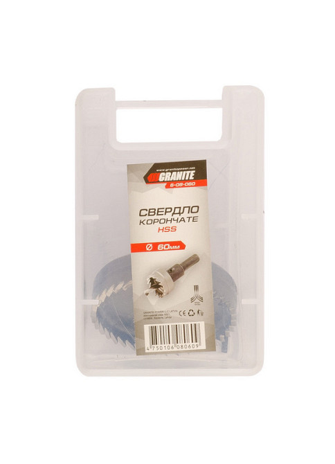 Сверло корончатое GRANITE HSS 60 мм 6-08-060 Харків - зображення 2
