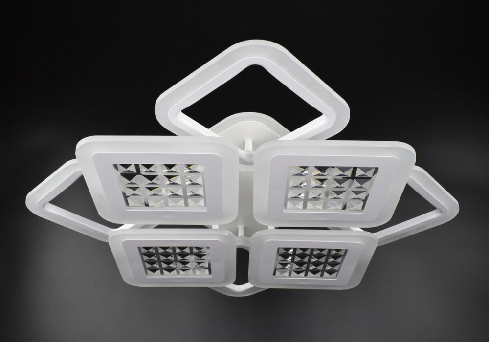 Люстра стельова LED з пультом A2723/4+4S-RGB-wh Білий 11х54х62 см. Киев - изображение 1