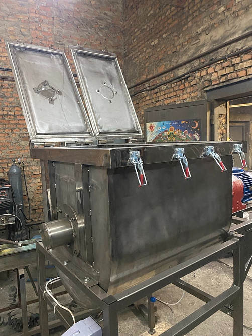 Смесители для сыпучих пищевых продуктов сахара, пудры, кофе 200 литров 4кВт Полтава - зображення 7