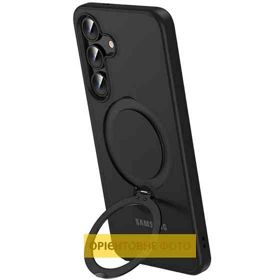 TPU+PC чехол MagSafe Colorful HQ Ring для Samsung Galaxy S25 Edge Херсон