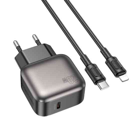 СЗУ Borofone BAS53A Absolute PD20W (1USB-C) + кабель Type-C to Lightning Херсон