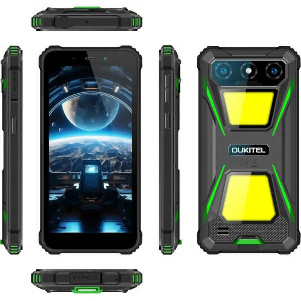 Смартфон Oukitel G5 4/128GB Green EU Харьков - изображение 8