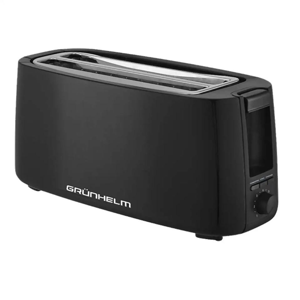 Тостер Grunhelm GTR020BL 1400 Вт черный Київ - зображення 1