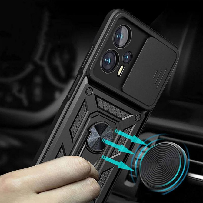 Чехол Ummi Camshield Serge Ring для Xiaomi Poco X4 GT Херсон - зображення 2