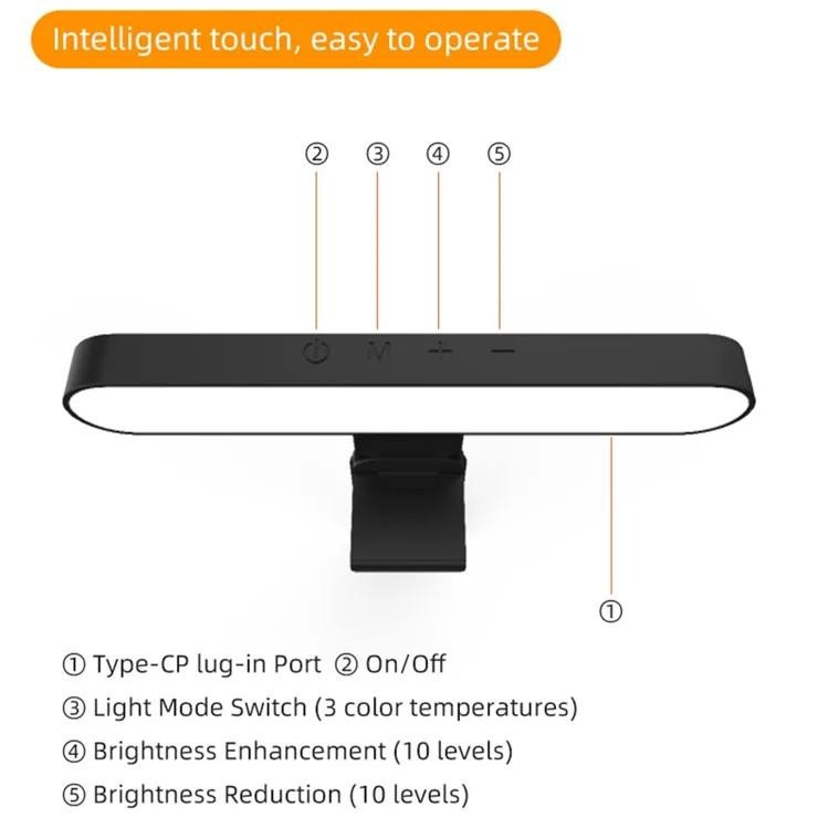 Світлодіодне освітлення екрана монітора для покращення відеодзвінків та робочого місця. Днепр - изображение 3
