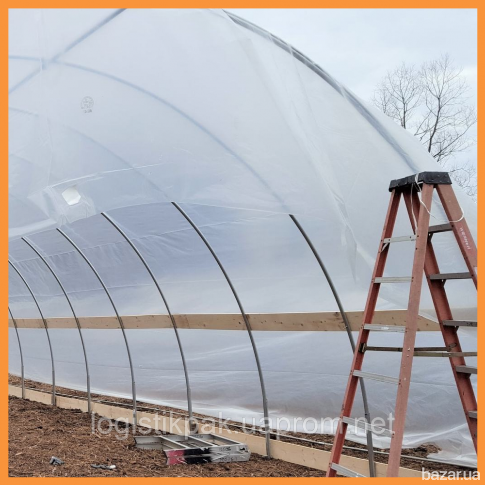 Пленка белая 40мкм|3м×100м|прозрачная|полиэтиленовая Харків - зображення 2