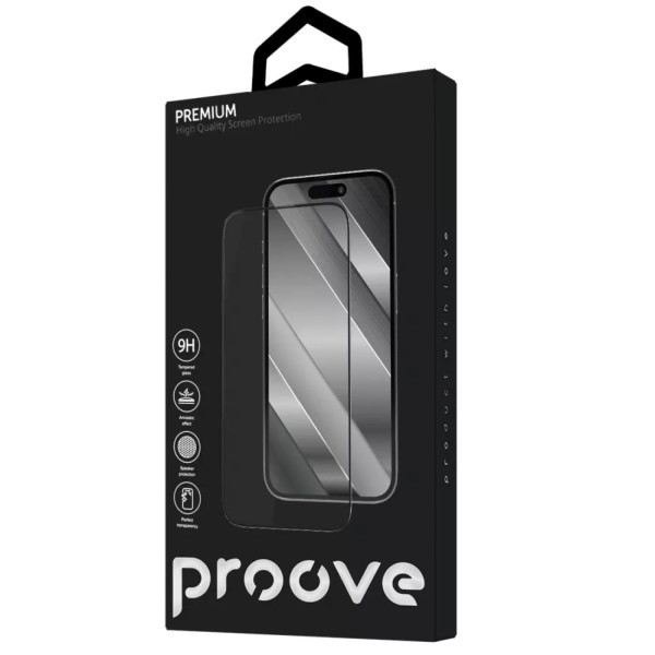 Захисне скло Proove Premium для iPhone 17 Pro Black (PGPPMI17P001) Харків - зображення 2