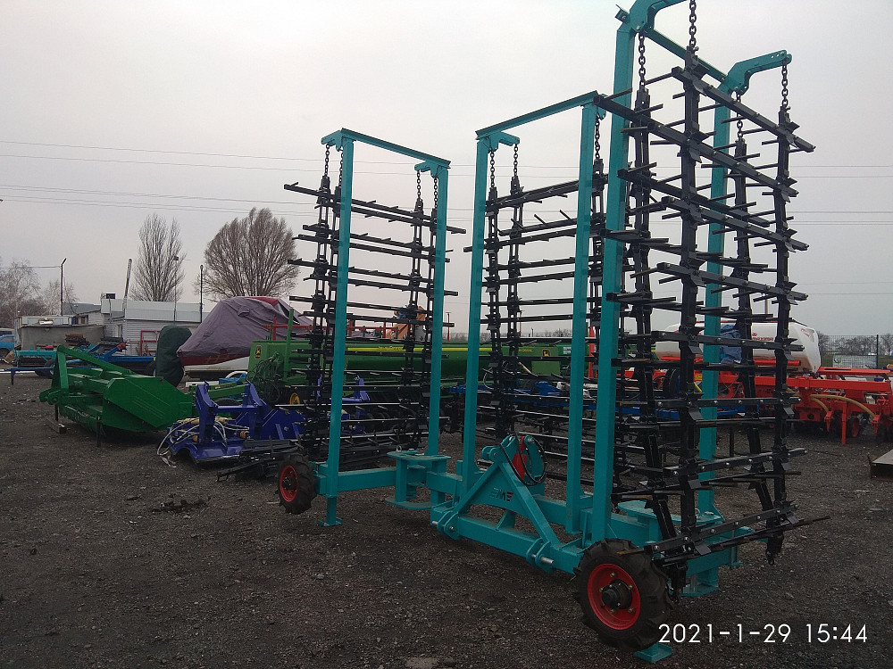 Борона зубова шлейфовая БЗШ-5.5 Н Дніпро - зображення 1