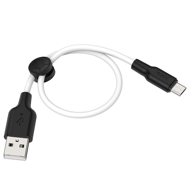 Дата кабель Hoco X21 Plus Silicone MicroUSB Cable (0.25m) Херсон - изображение 2