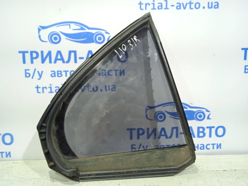 Стекло двери задней правой (форточка) Mitsubishi Lancer 10 2.0 2007 (б/у) Киев - изображение 1