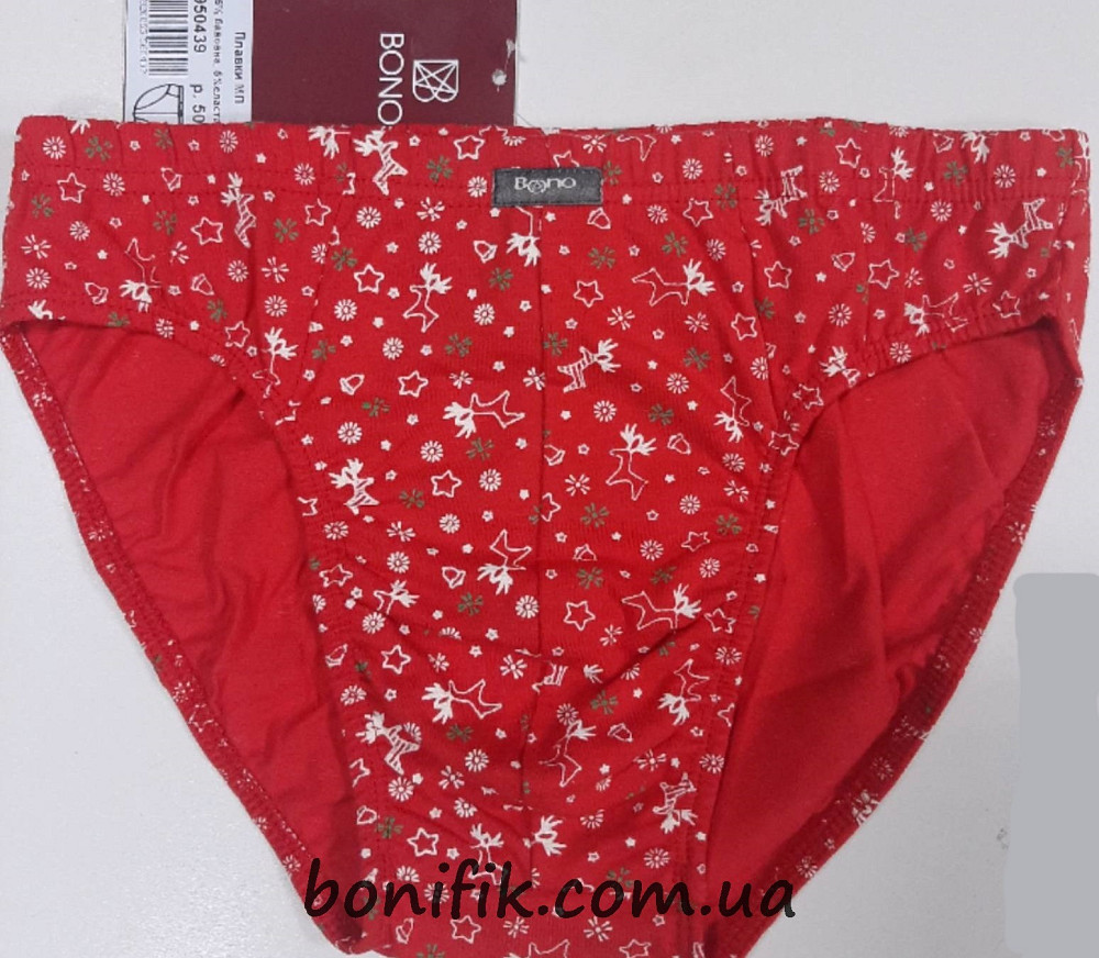 Мужские красные плавки с оленями (арт. МП 950439) Кривой Рог - изображение 1