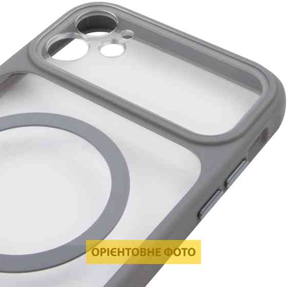 Чехол TPU+PC GETMAN Moon Clear with MagSafe для Apple iPhone 12 (6.1") Херсон