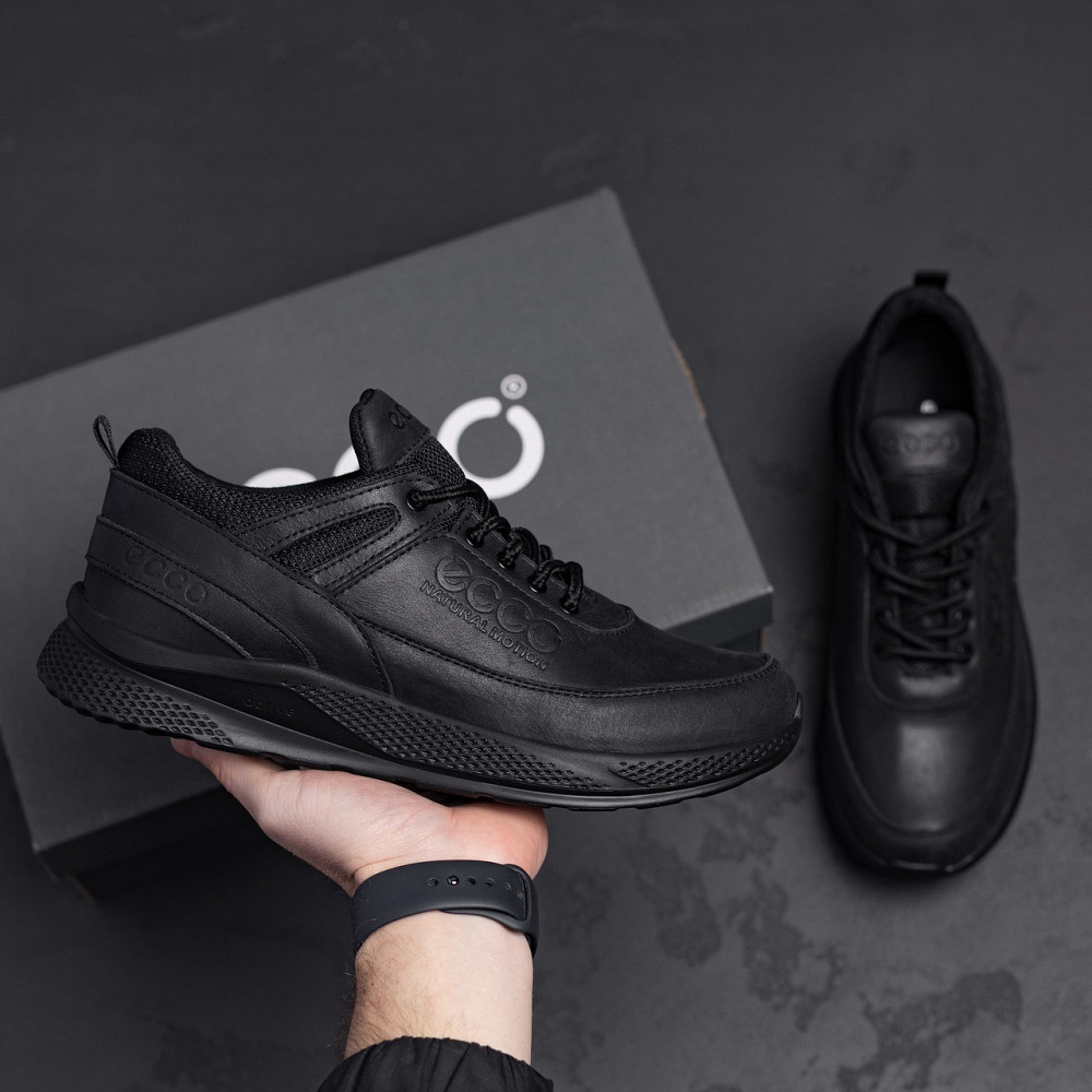 Мужские кожаные кроссовки  Е-series Natural Motion Black Киев - изображение 10