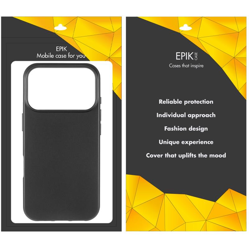Чехол TPU Epik Black для Apple iPhone 17 Pro (6.3") Херсон - зображення 6