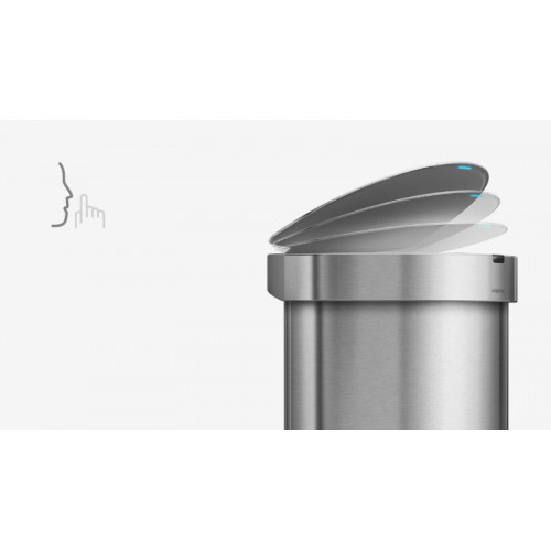 Урна полукруглая сенсорная FPP с карманом для мешков, 45 л Киев - изображение 5