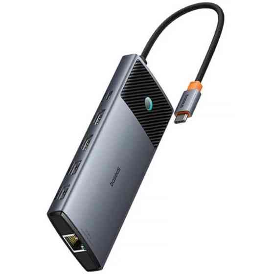 Переходник HUB Baseus Metal Gleam Series II OS 10in1 (B00061800123-00) Херсон