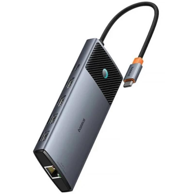 Переходник HUB Baseus Metal Gleam Series II OS 10in1 (B00061800123-00) Херсон - изображение 1