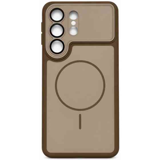 DM Чохол Armor Case Full Camera with MagSafe для Samsung S26 Ultra S948 Brown Харків