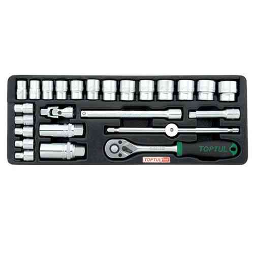 Набор головок с трещоткой в ложементе 3/8" 25ед. TOPTUL GCAT2501 Харьков