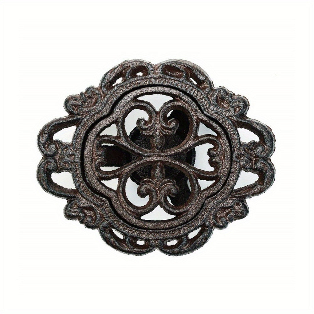 Подставка-подогреватель Leeseph из чугуна со свечой черная Одеса - зображення 4