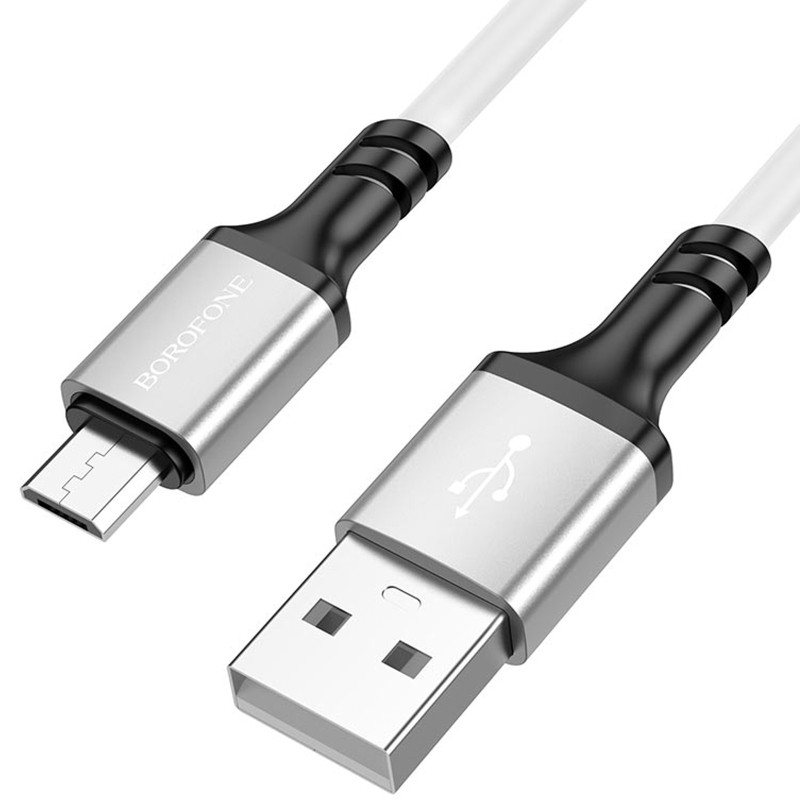 Дата кабель Borofone BX83 Famous USB to MicroUSB 2.4A (1m) Херсон - изображение 2
