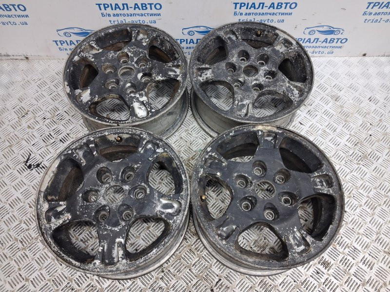 Диски титан комплект R16 Mitsubishi Pajero Wagon 3 3.2 ДИЗЕЛЬ 4M41 1999 (б/у) Київ - зображення 1