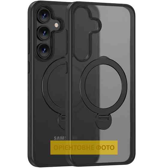 TPU+PC чехол MagSafe Colorful HQ Ring для Samsung Galaxy S25 Edge Херсон