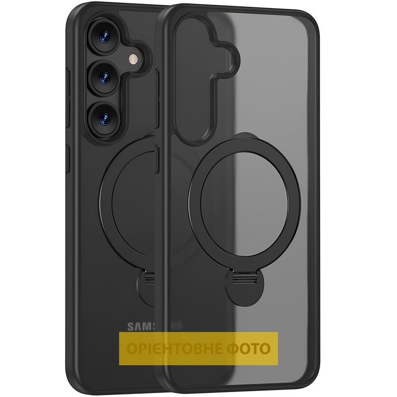 TPU+PC чехол MagSafe Colorful HQ Ring для Samsung Galaxy S25 Edge Херсон - зображення 1