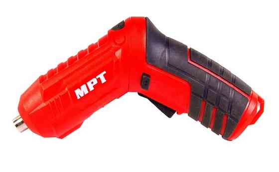 Отвертка аккумуляторная поворотная MPT 4 V Li-ion 1.5 Ач 250 об/мин 3.5 Нм реверс USB аксессуары 10  Харків