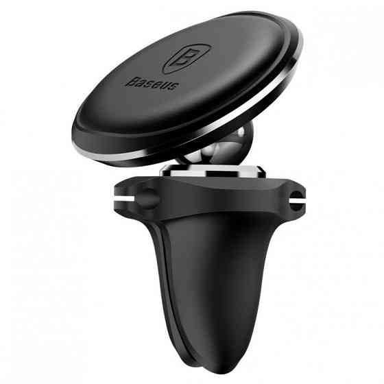 Автодержатель магнитный Baseus Magnetic Air Vent OS with cable clip (C40141201113-00) Херсон